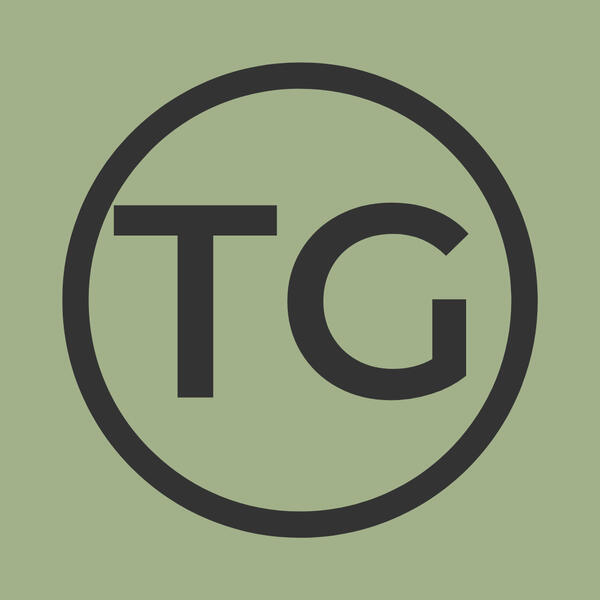 The Therapy Guide | Professional Online Therapy & CBT Tools The Therapy Guide Logo – Minimalist TG monogram in anthracite on a sage green background.